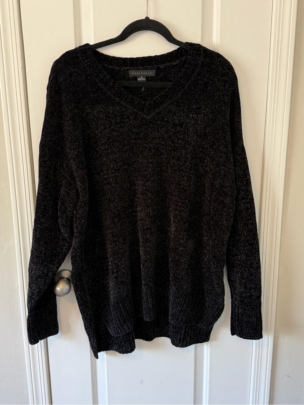Sanctuary black tunic sweater 1X NWT